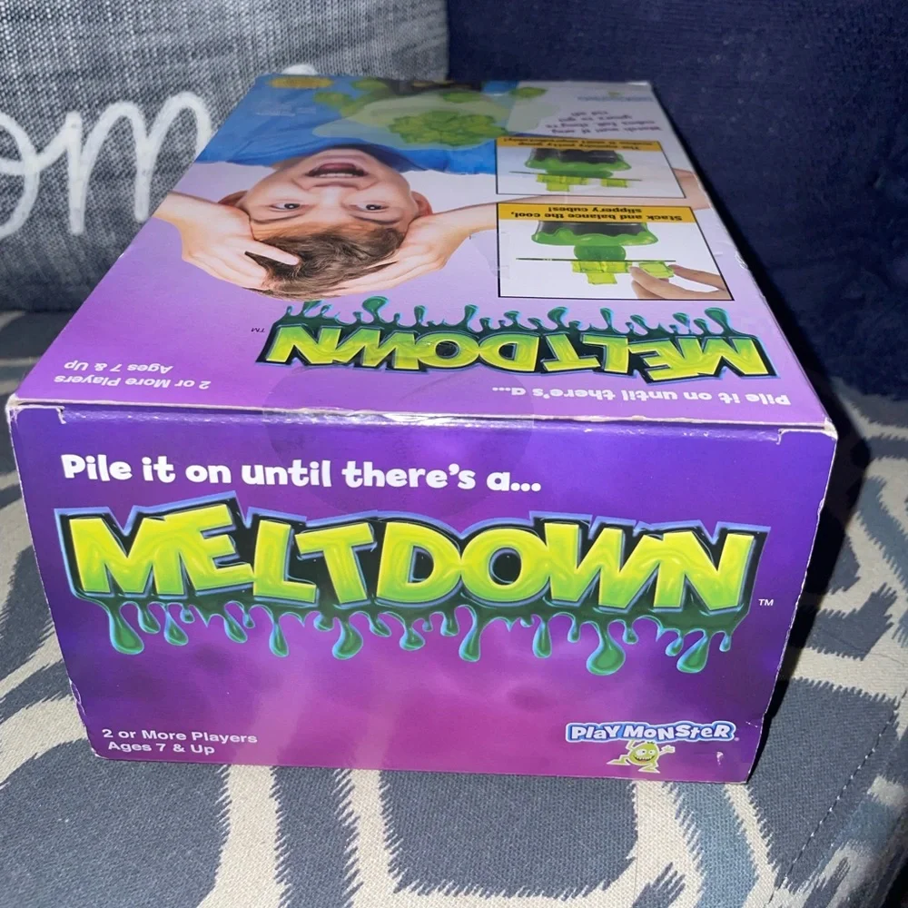 - NEW Board Game Monster Meltdown Game Pile It On Until Theres A Meltdown *